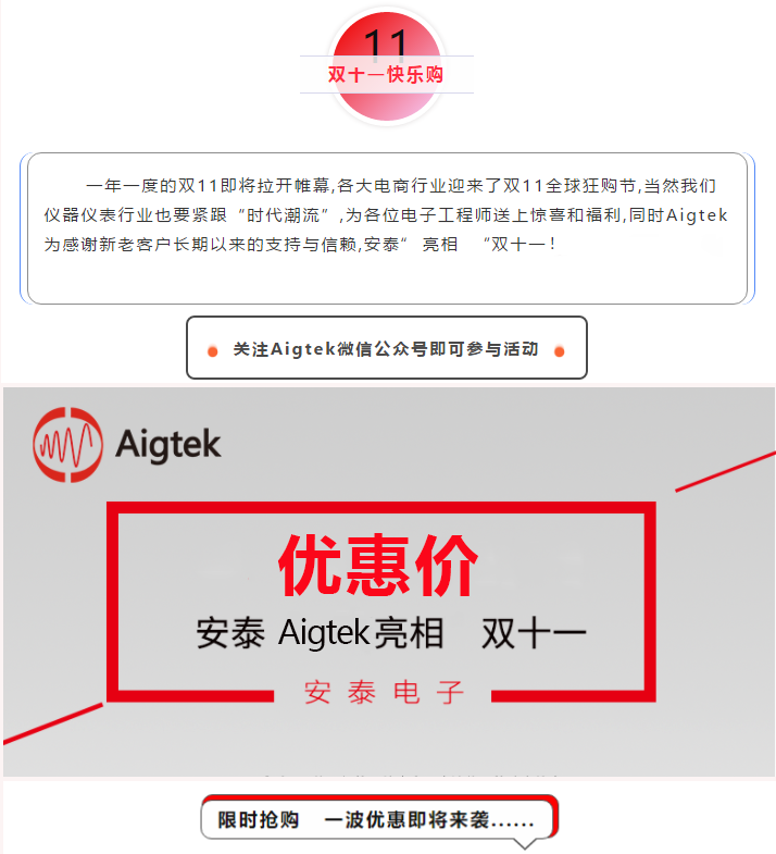 【鉅惠來襲】Aigtek功率放大器低價搶購！
